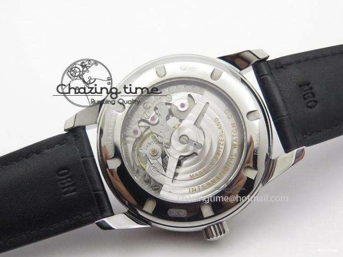 MIROTIME 0807 Affordable Ingeniuer St.Laurens SS Brown Dial MK 1:1 Best Edition On Black Leather Strap A 7365